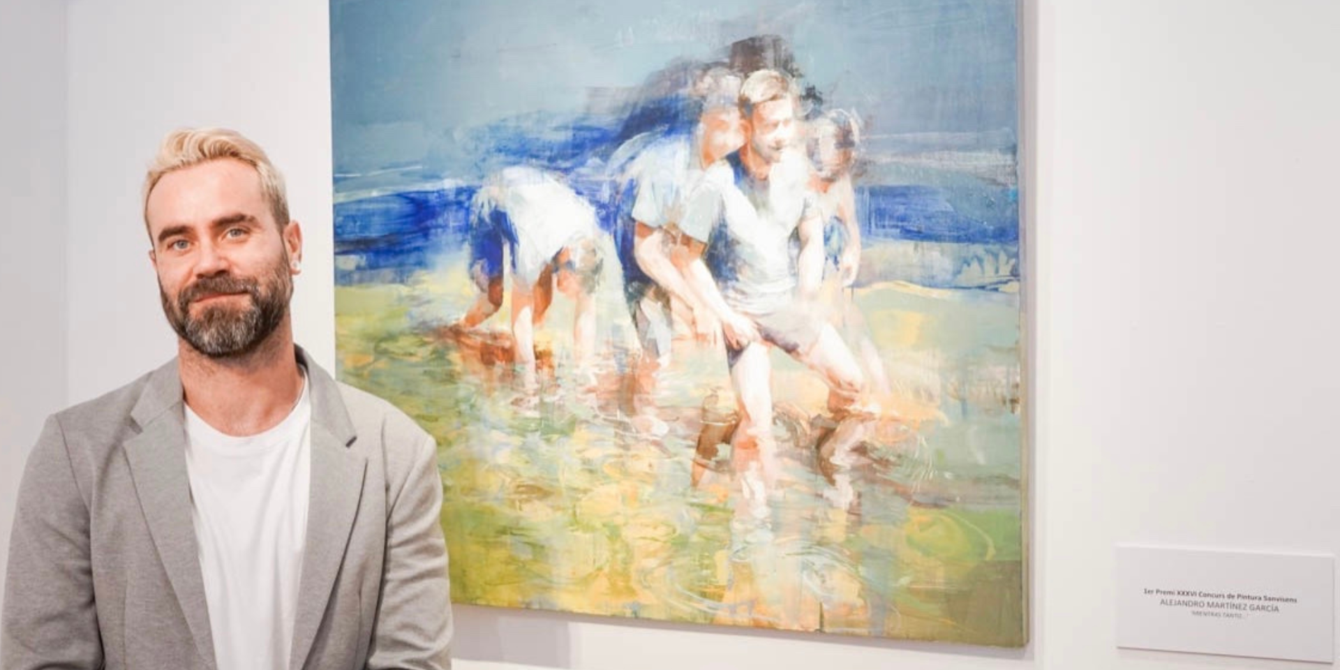 Exposició: Alejandro Martínez, guanyador del XXXVI Concurs de pintura Sanvisens