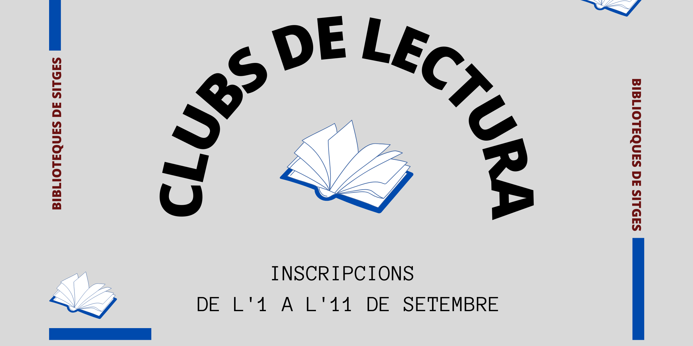 Els Clubs de Lectura de les Biblioteques de Sitges obren inscripcions Els Clubs de Lectura de les Biblioteques de Sitges obren inscripcions