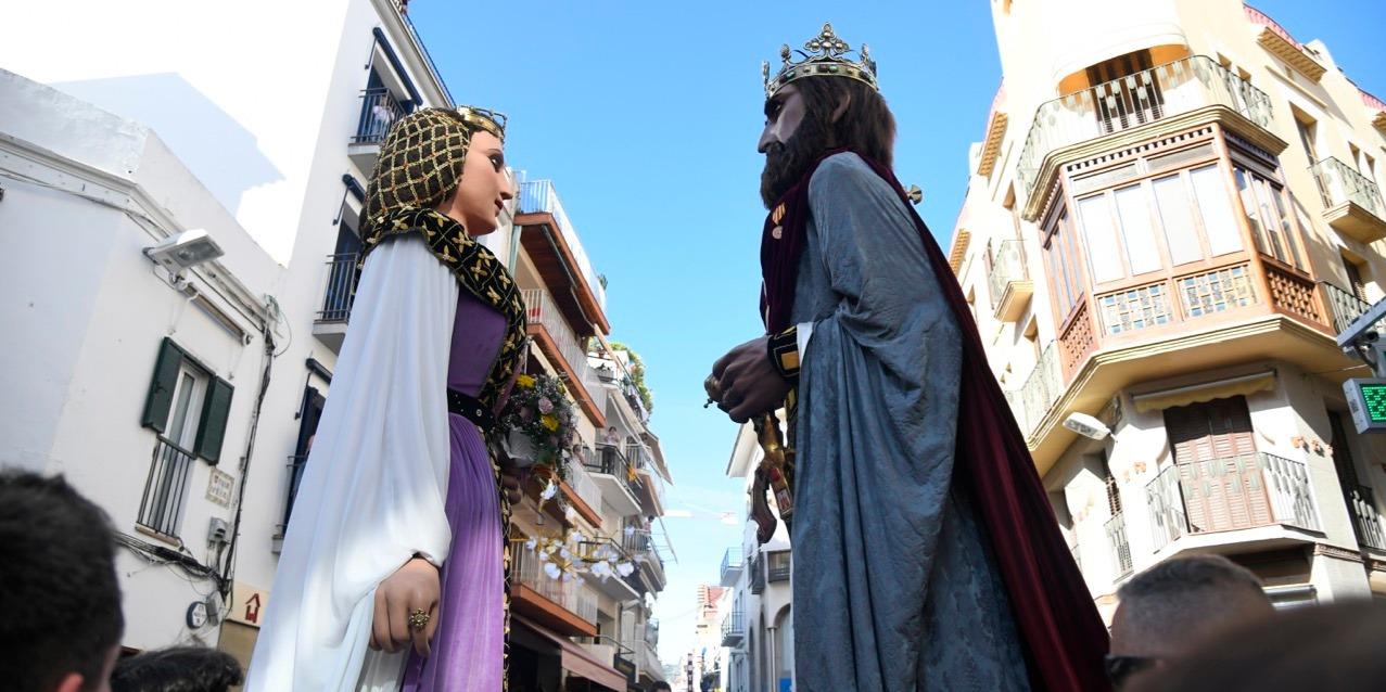 Els Gegants de la Vila participen a la Quinquennal dels Gegants del Pi