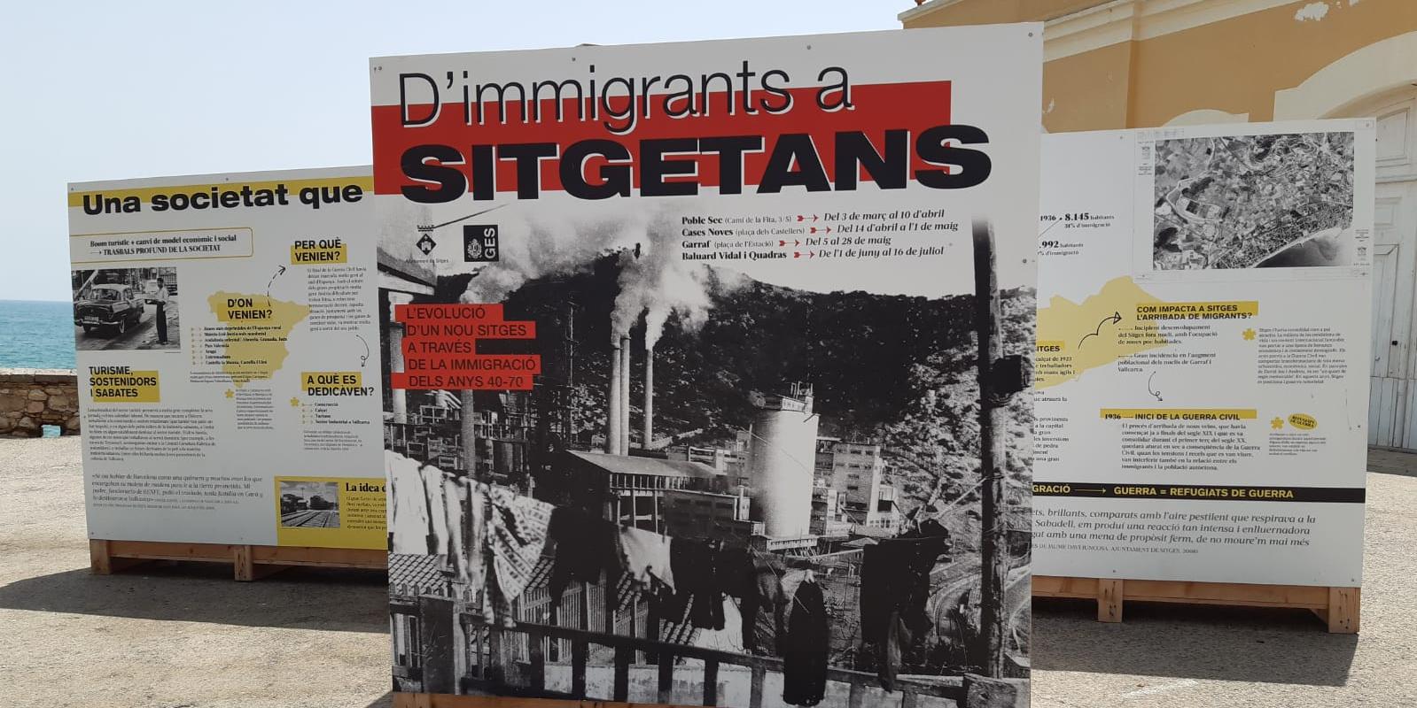 Últims dies de l’exposició itinerant “D’Immigrants a Sitgetans”