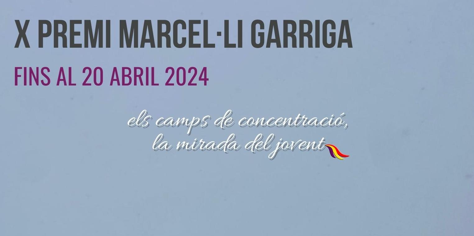 L’Associació Buchenwald convoca el X PREMI “MARCEL·LÍ GARRIGA” DE FOTOGRAFIA: “Els Camps de concentració: la mirada del jovent” L’Associació Buchenwald convoca el X PREMI “MARCEL·LÍ GARRIGA” DE FOTOGRAFIA: “Els Camps de concentració: la mirada del jovent”