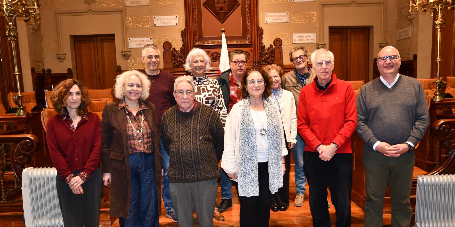 Sitges homenatja la comissió de toponímia i recorda els seus impulsors: David Jou, Ventura Sella i Ignasi M. Muntaner