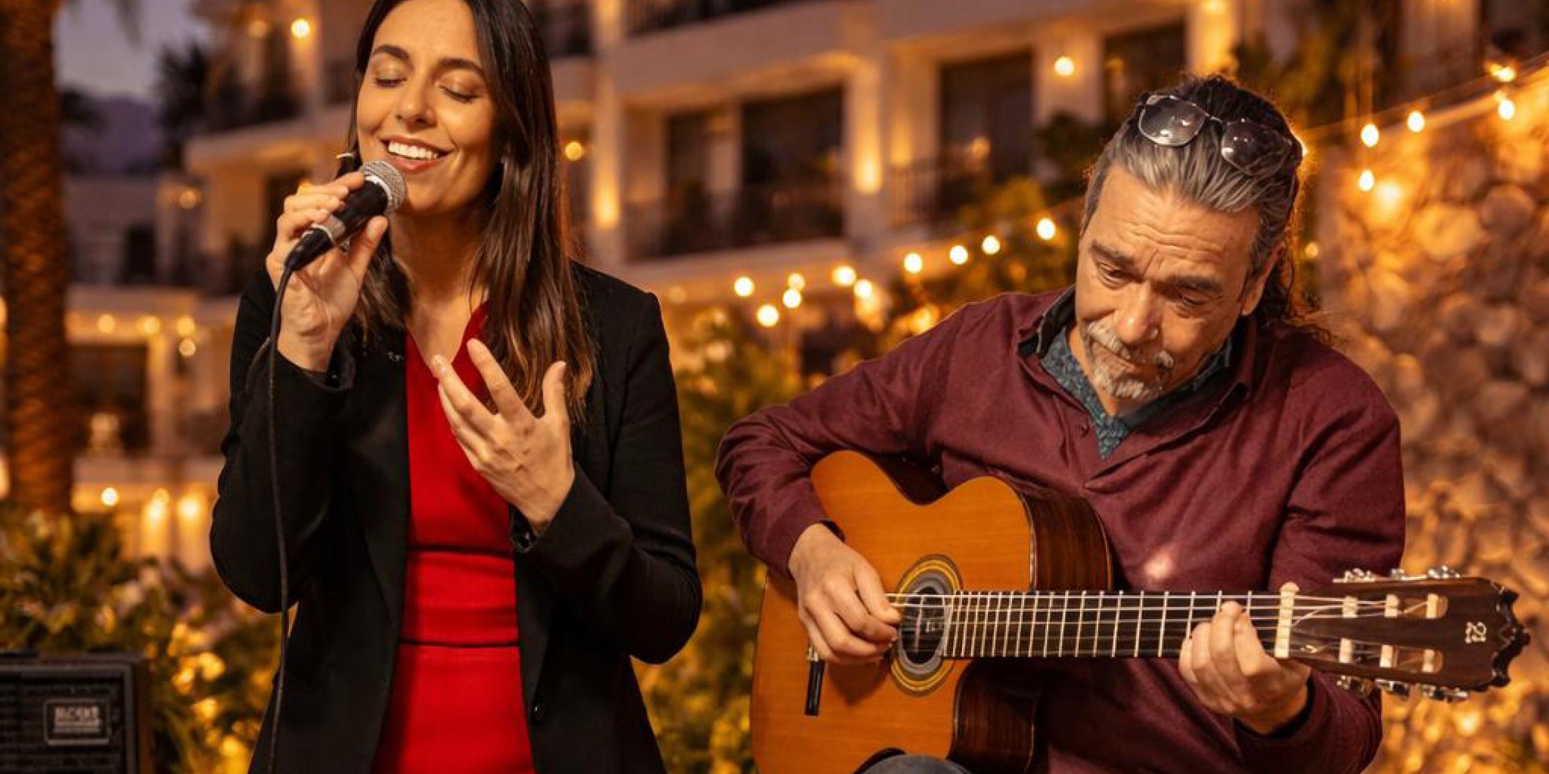 Glòria Freixas i Alejandro Leguizamo